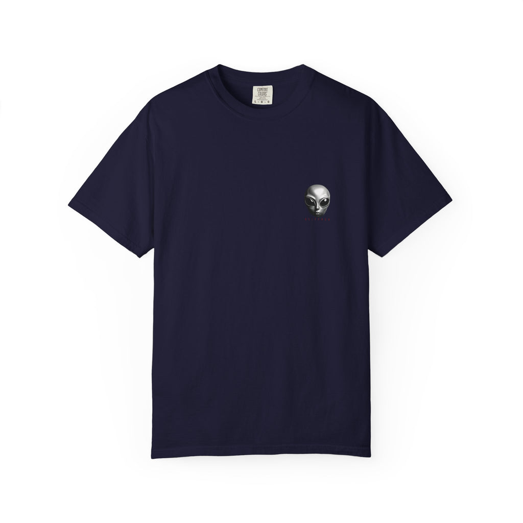 Alien Abduction T-Shirt – Crimson | GLITCHED
