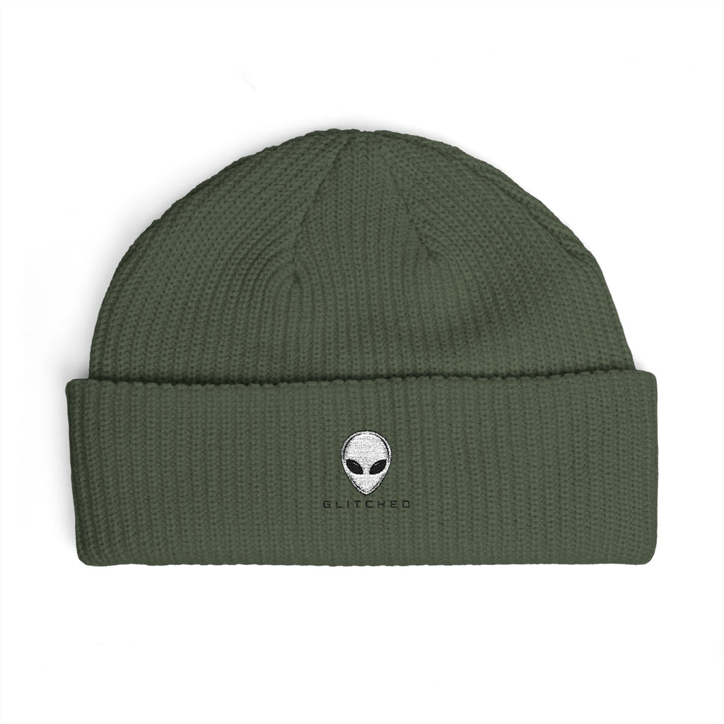 Alien Visitor Cable Beanie | GLITCHED