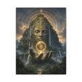 Ancient Guardian Canvas | GLITCHED Mystical Fantasy Wall Art