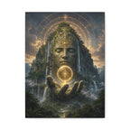 Ancient Guardian Canvas | GLITCHED Mystical Fantasy Wall Art