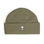 Alien Visitor Cable Beanie | GLITCHED