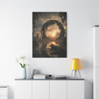 Ancient Portal Canvas | GLITCHED Dark Fantasy Wall Art