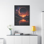 Cosmic Portal Canvas | GLITCHED Sci-Fi Fantasy Wall Art