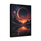 Cosmic Portal Canvas | GLITCHED Sci-Fi Fantasy Wall Art