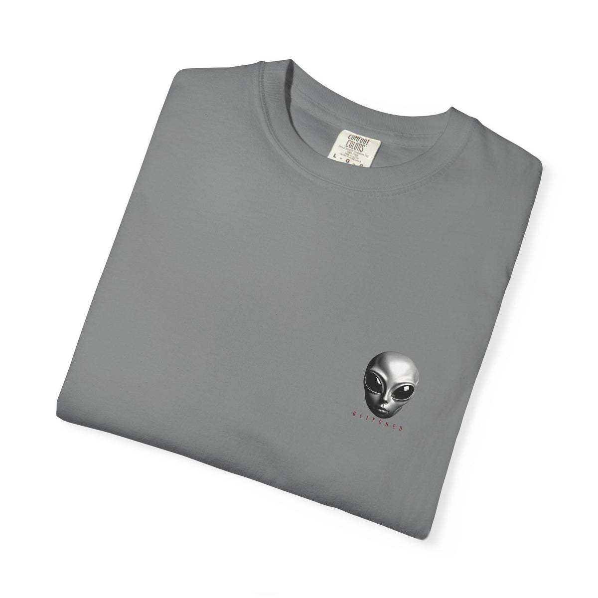 Alien Abduction T-Shirt – Crimson | GLITCHED