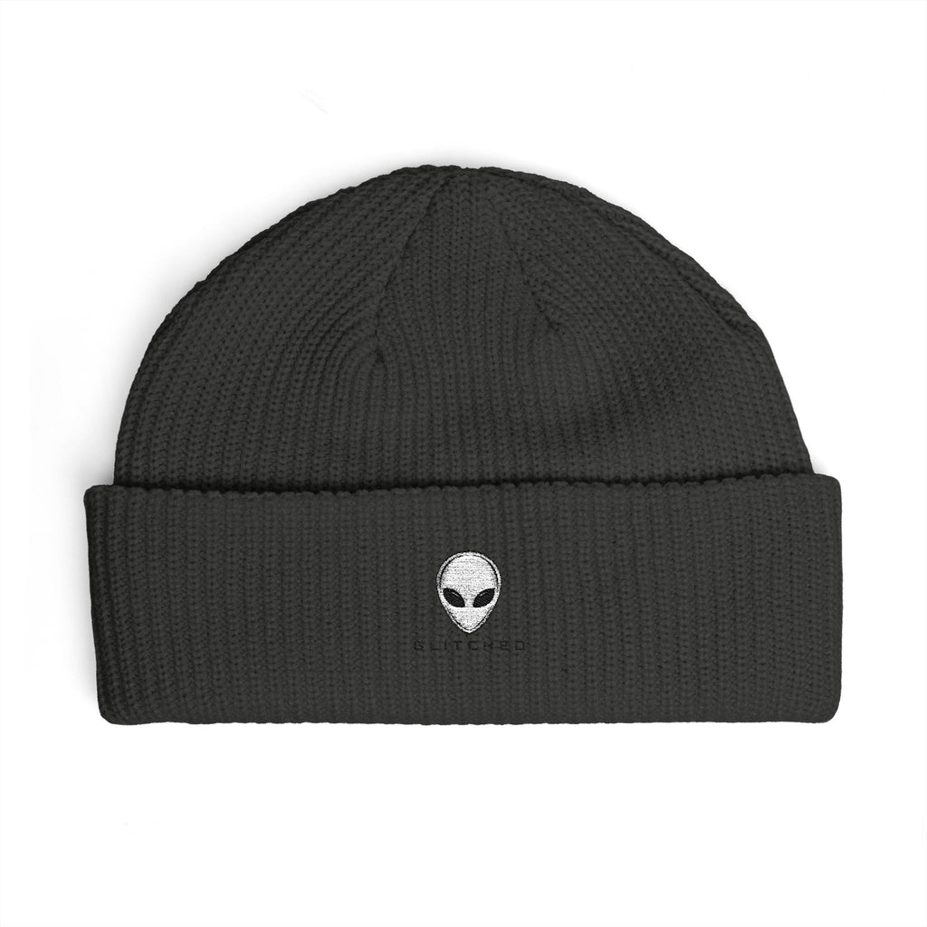 Alien Visitor Cable Beanie | GLITCHED