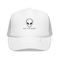 Alien Visitor Trucker Hat, GLITCHED