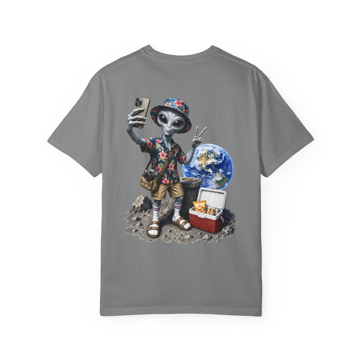 The Visitor Vacation T-Shirt | GLITCHED Offworld Edition