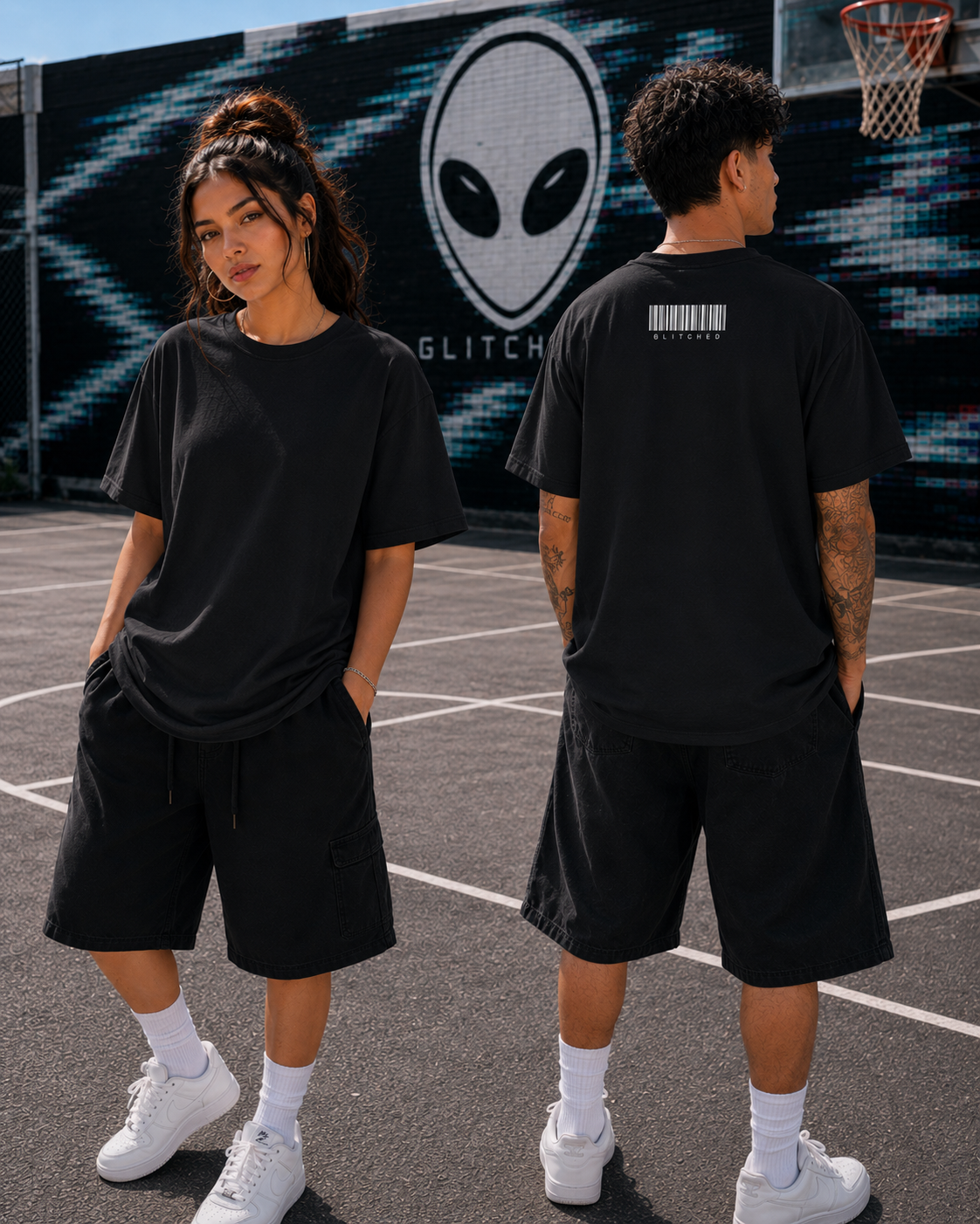 GLITCHED Barcode T-Shirt | GLITCHED One Edition