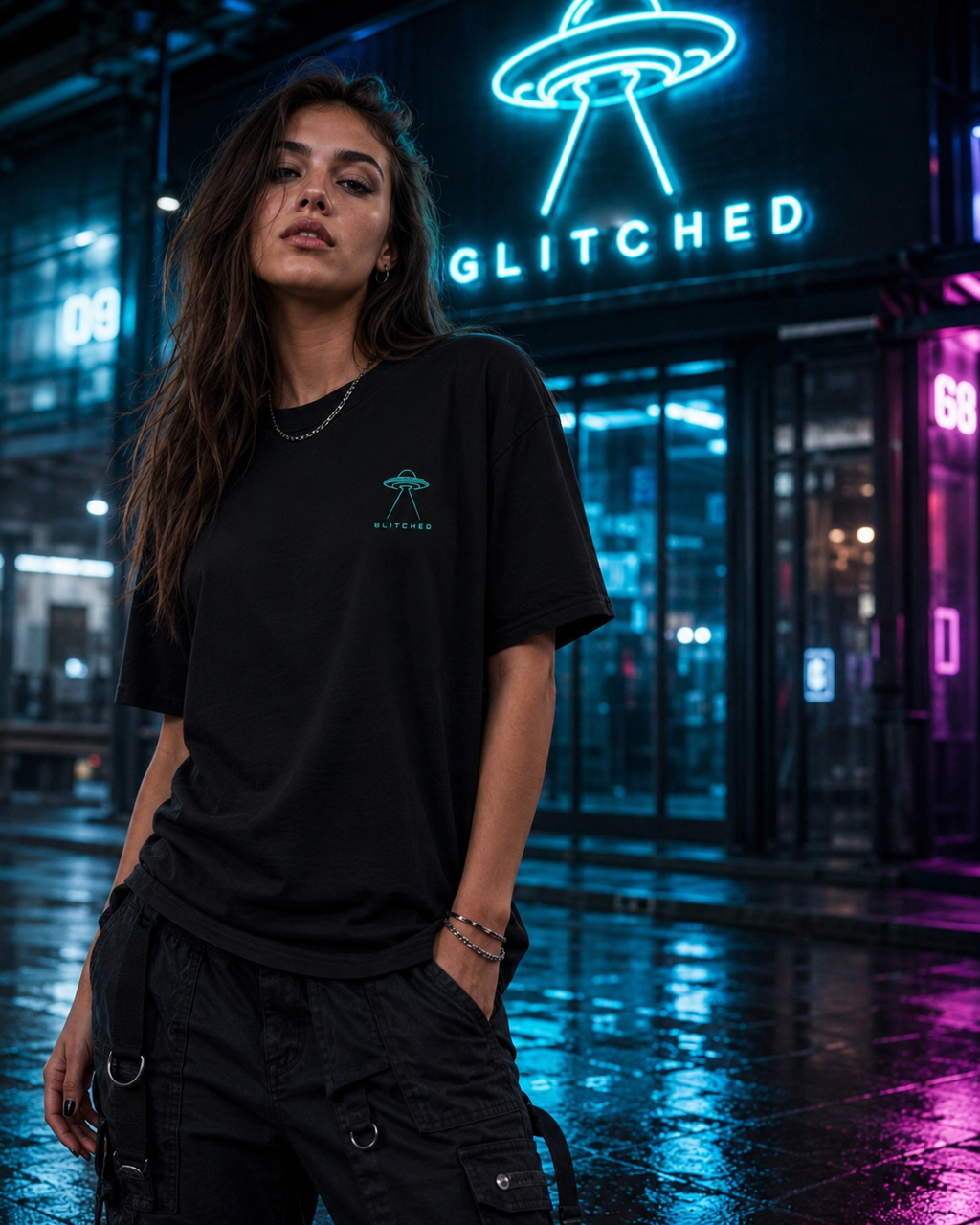Peace Visitor T-Shirt | GLITCHED Anomaly Edition