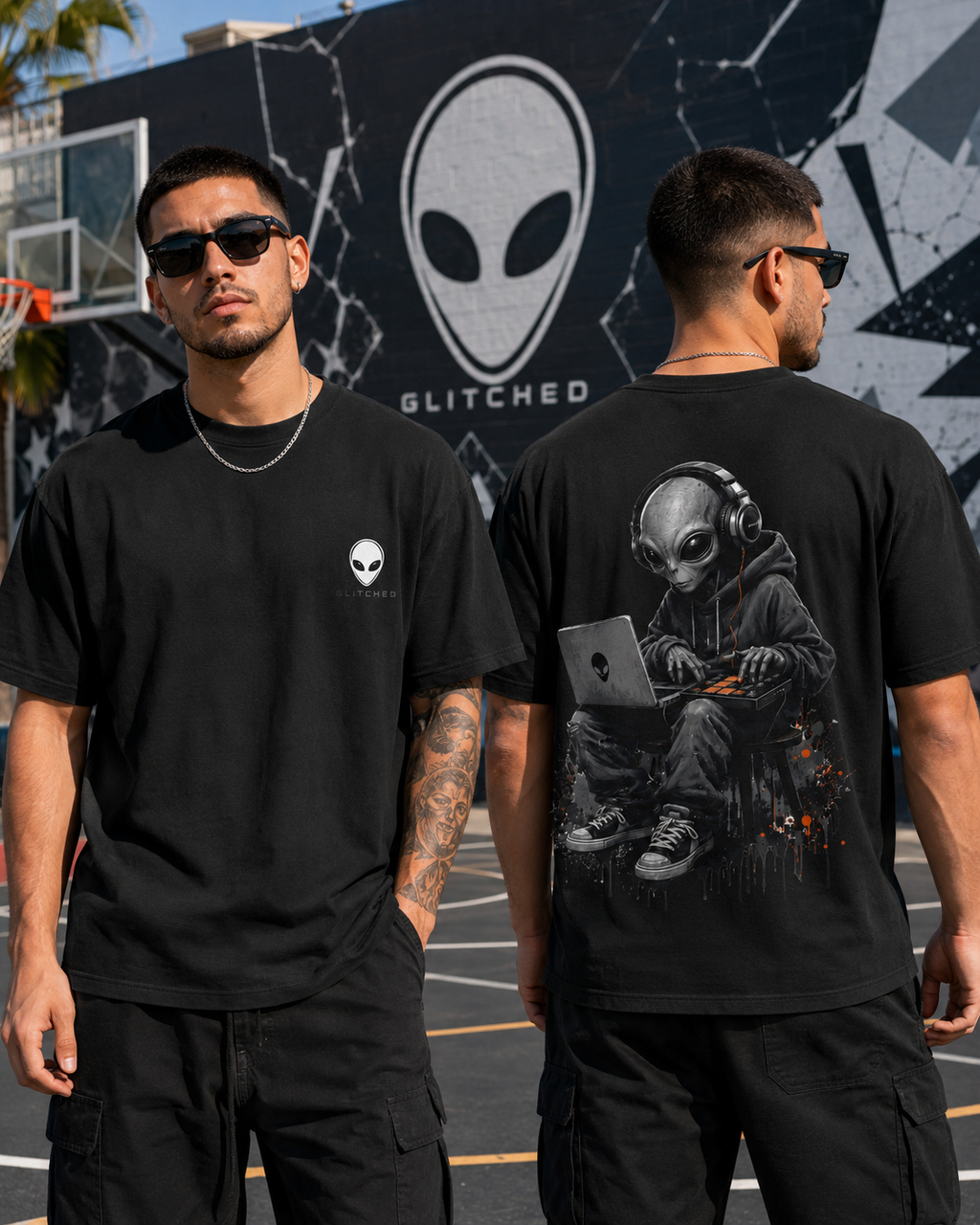 Galactic Producer T-Shirt | GLITCHED Offworld Edition