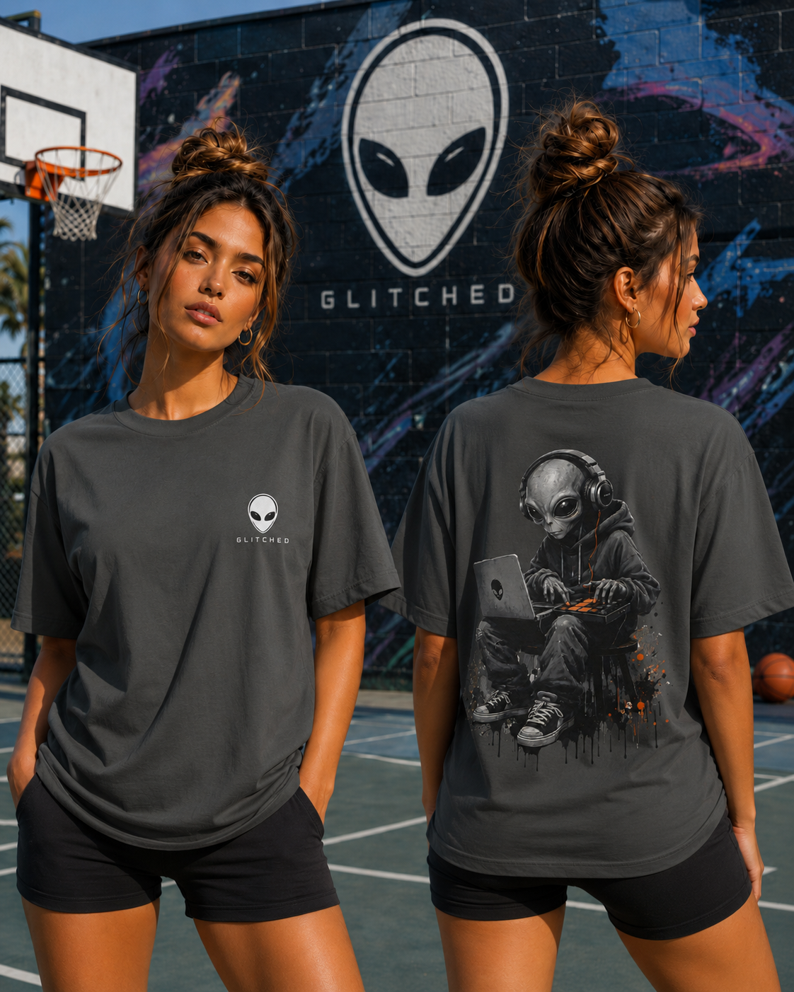 Galactic Producer T-Shirt | GLITCHED Offworld Edition