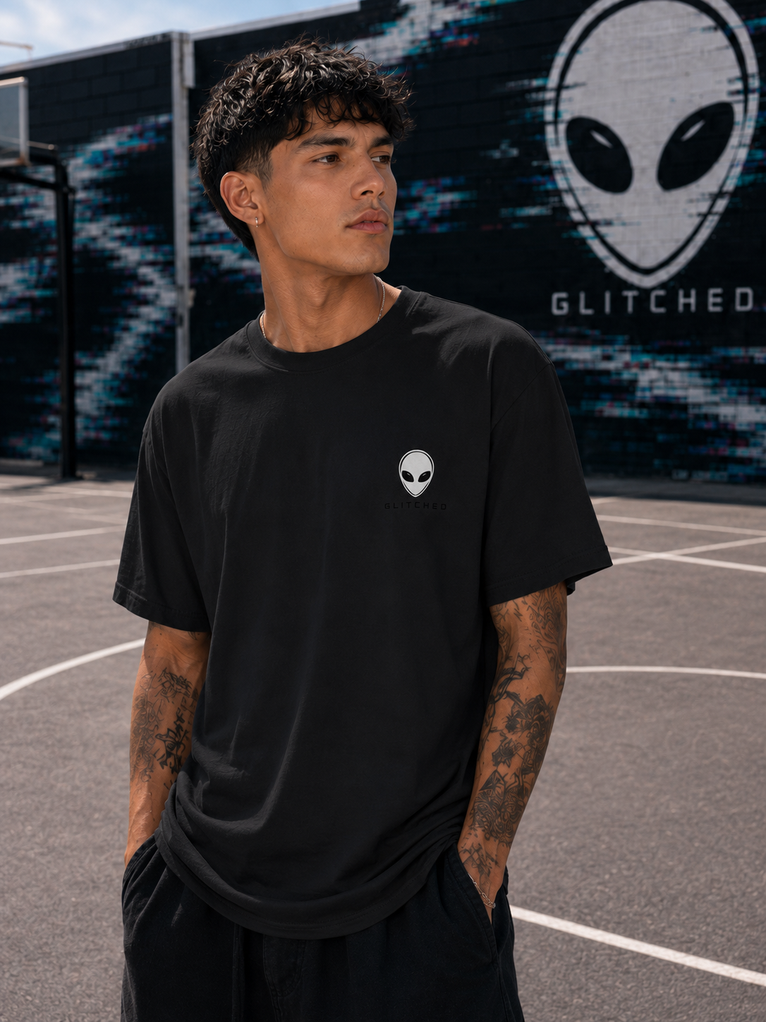 Snack Abduction T-Shirt | GLITCHED Offworld Edition