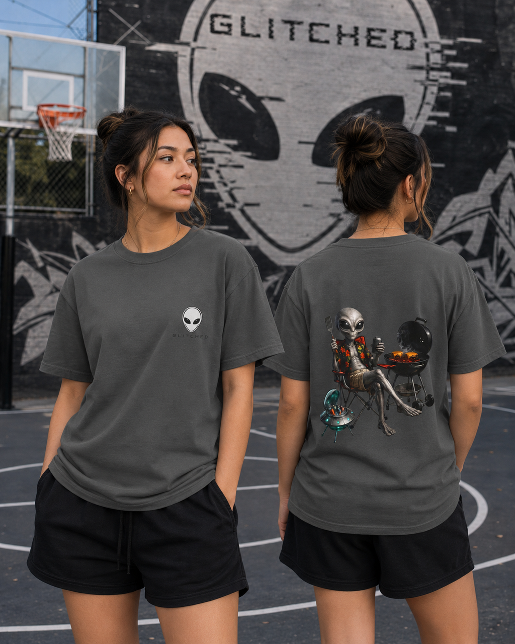 The Visitor Cookout T-Shirt | GLITCHED Offworld Edition