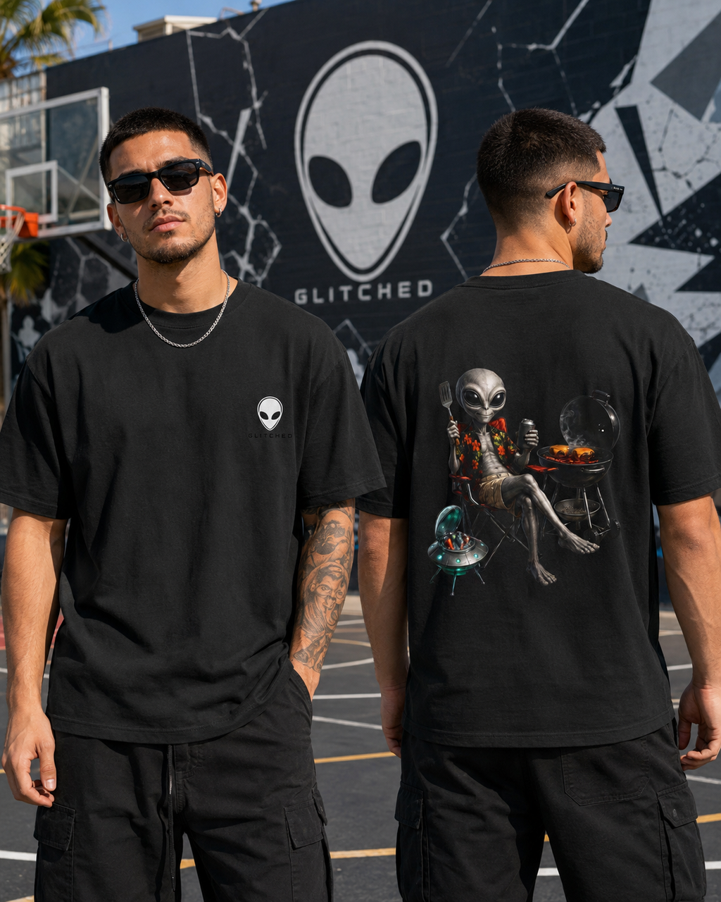 The Visitor Cookout T-Shirt | GLITCHED Offworld Edition