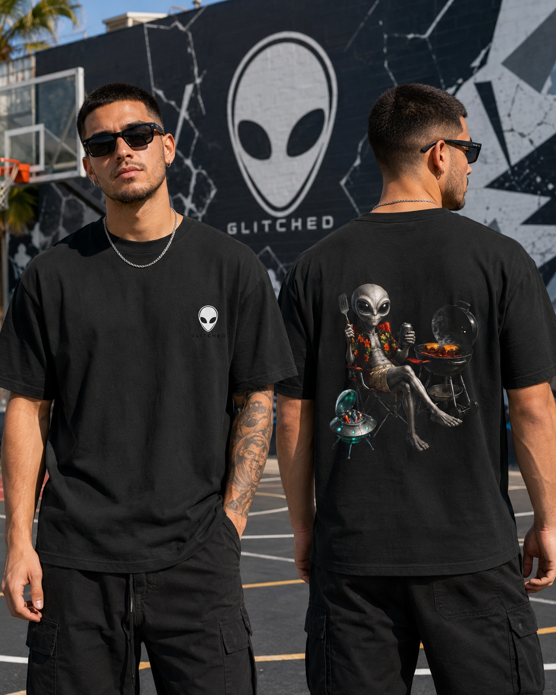 The Visitor Cookout T-Shirt | GLITCHED Offworld Edition
