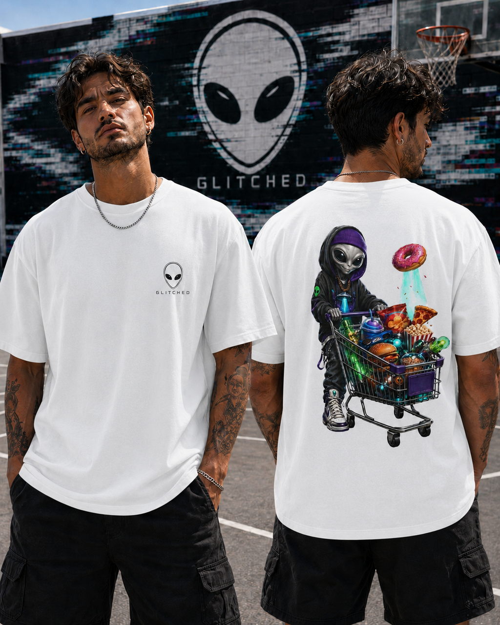 The Visitor Snack Run T-Shirt | GLITCHED Offworld Edition