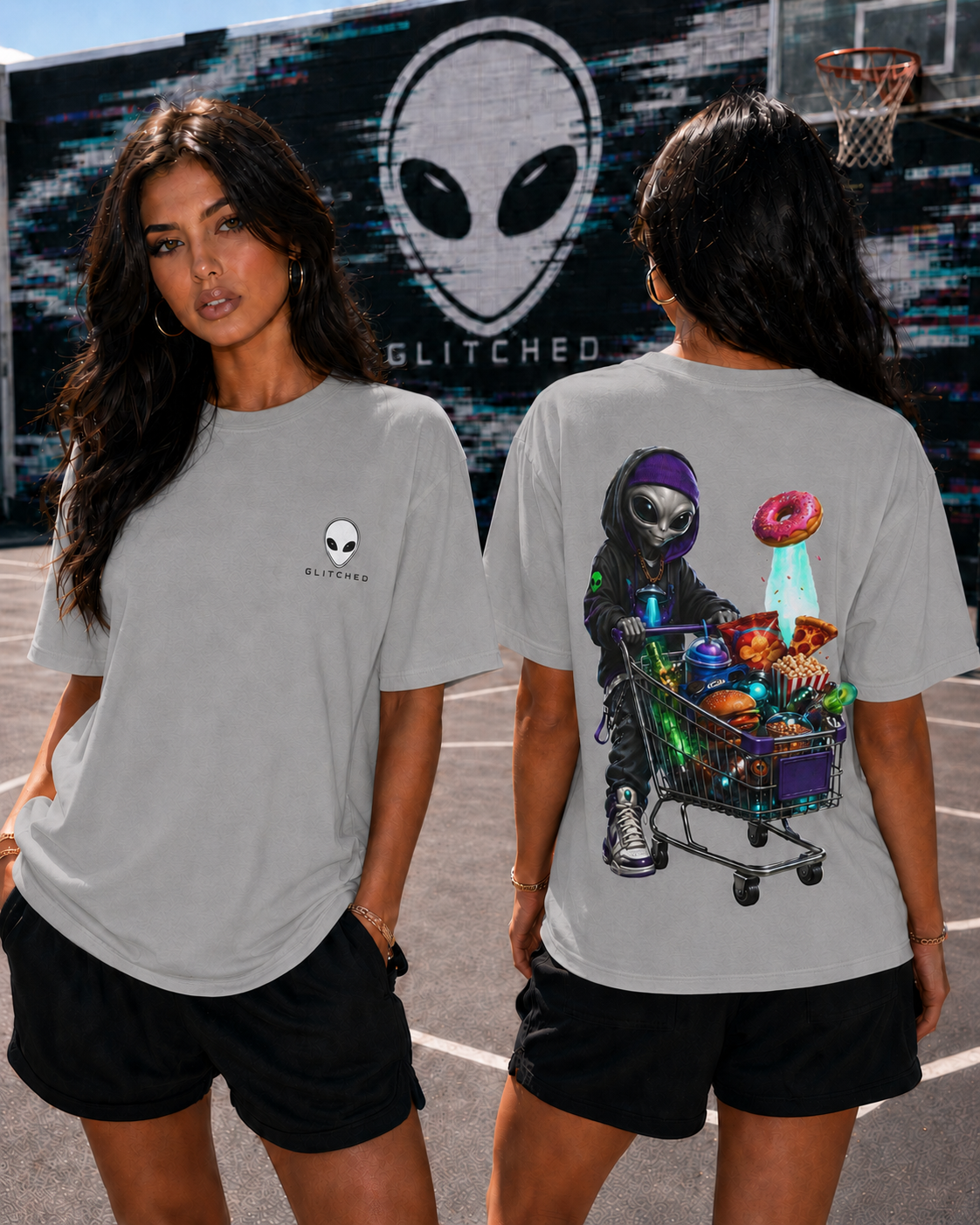 The Visitor Snack Run T-Shirt | GLITCHED Offworld Edition