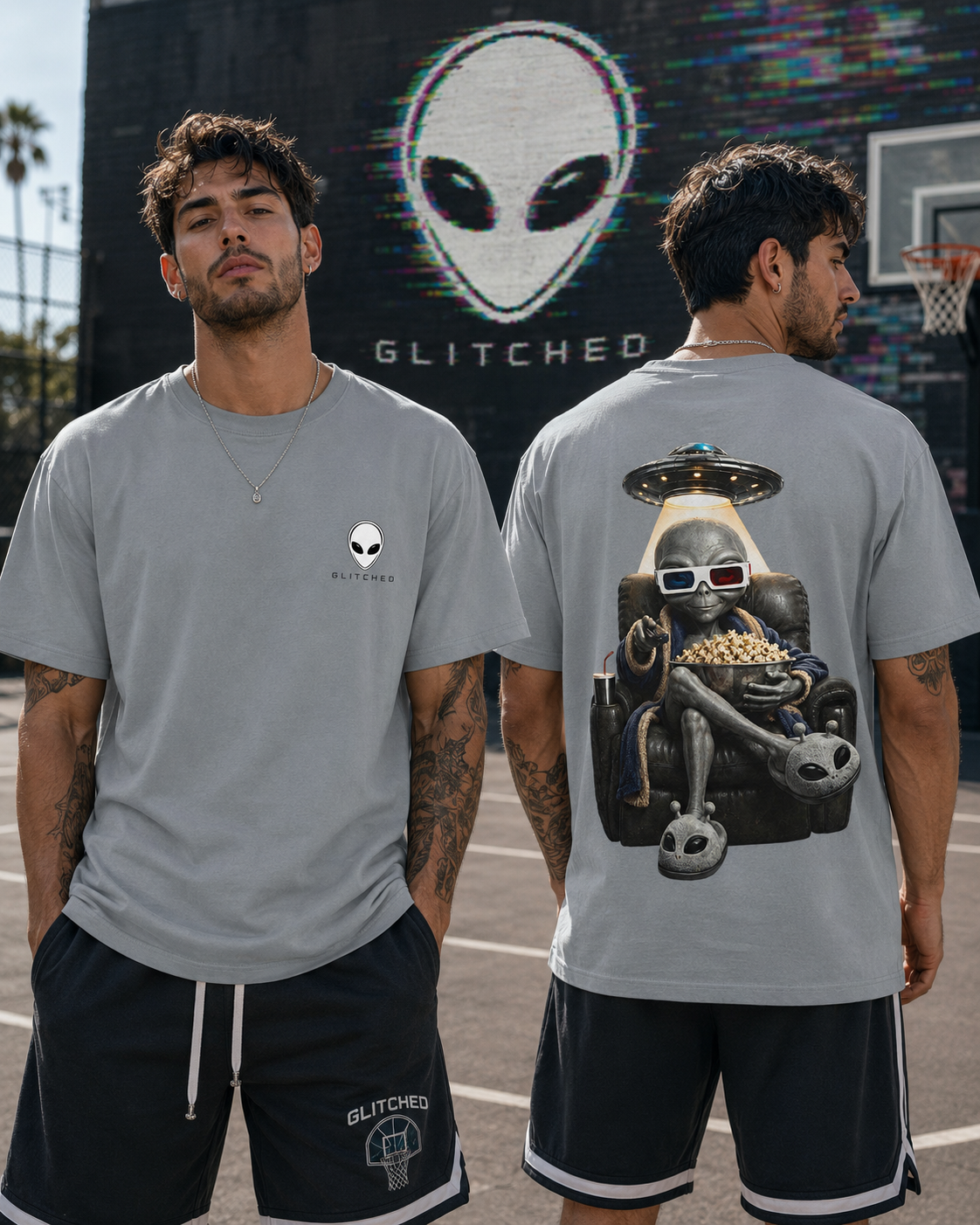 The Visitor Movie Night T-Shirt | GLITCHED Offworld Edition