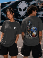 The Visitor Vacation T-Shirt | GLITCHED Offworld Edition