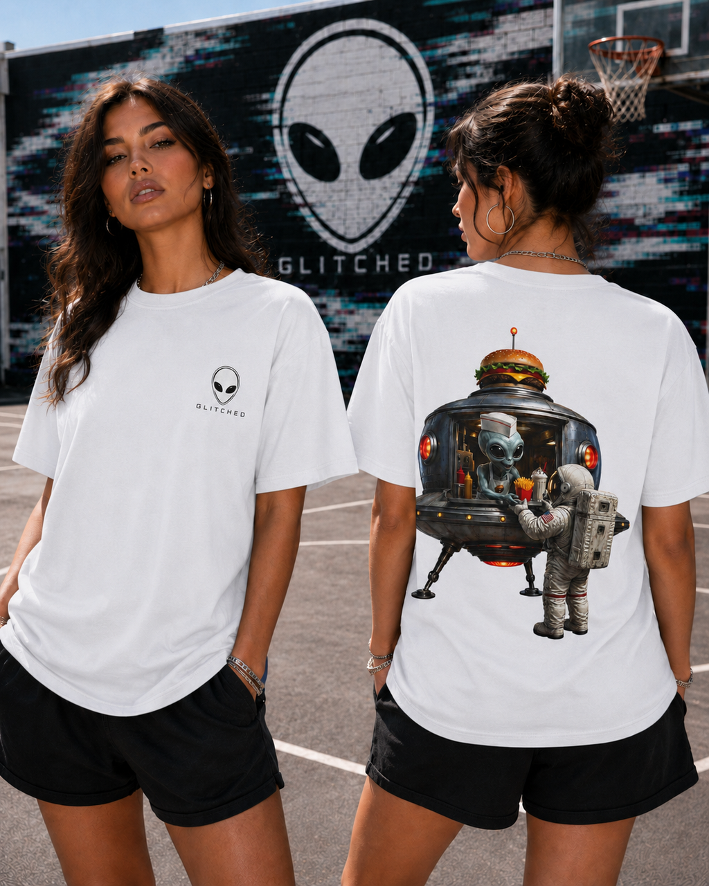 Offworld Diner T-Shirt | GLITCHED Offworld Edition