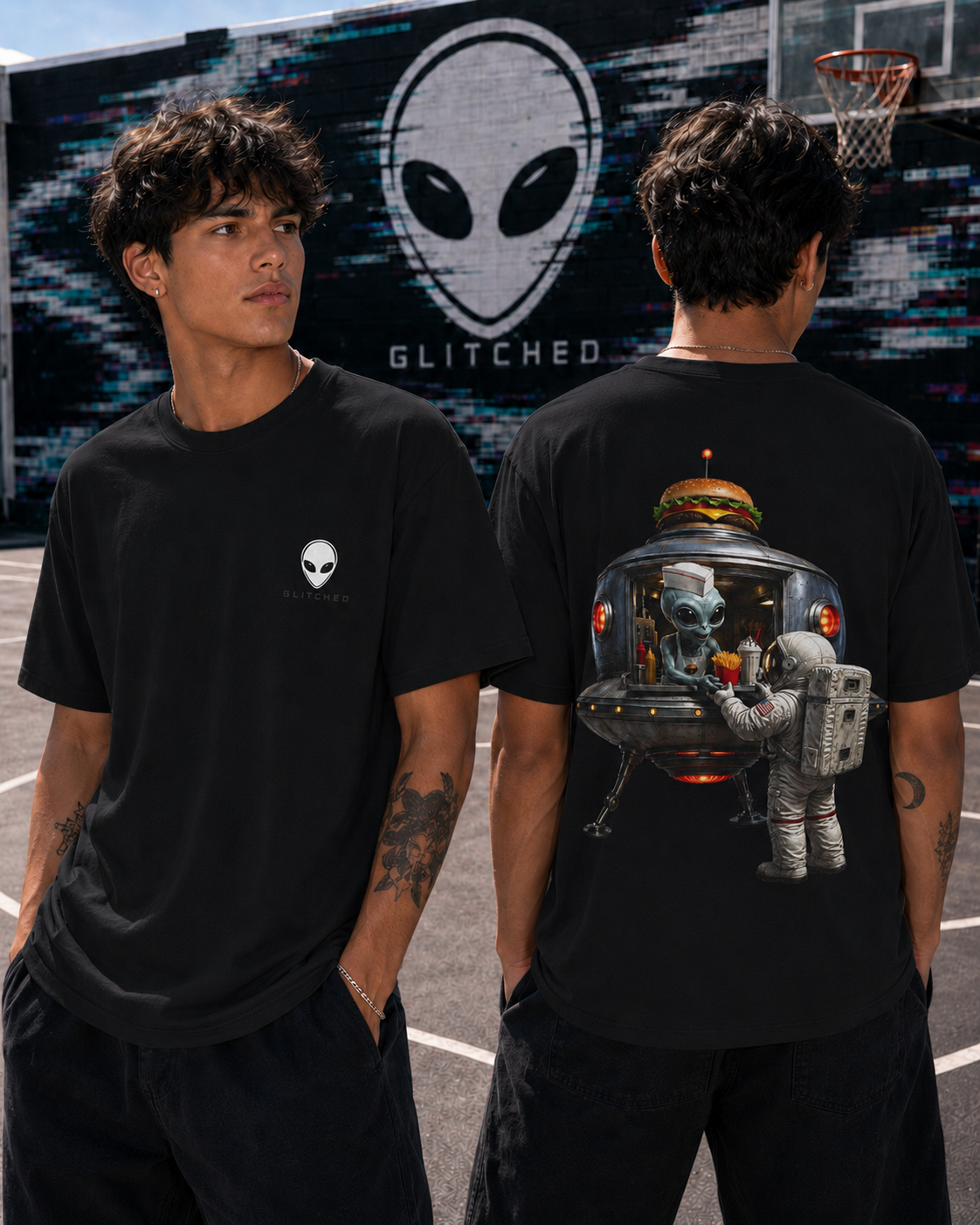 Offworld Diner T-Shirt | GLITCHED Offworld Edition