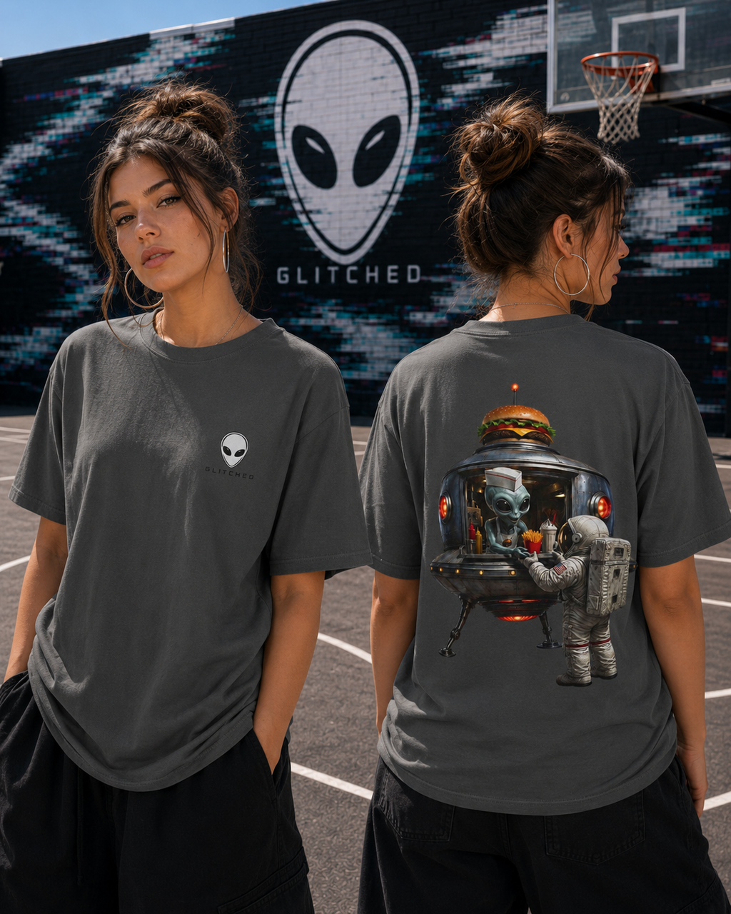 Offworld Diner T-Shirt | GLITCHED Offworld Edition