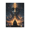Awakened Signal Canvas | GLITCHED Alien Spiritual Wall Art
