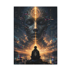 Awakened Signal Canvas | GLITCHED Alien Spiritual Wall Art