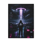 UFO Signal Canvas | GLITCHED Alien Abduction Wall Art