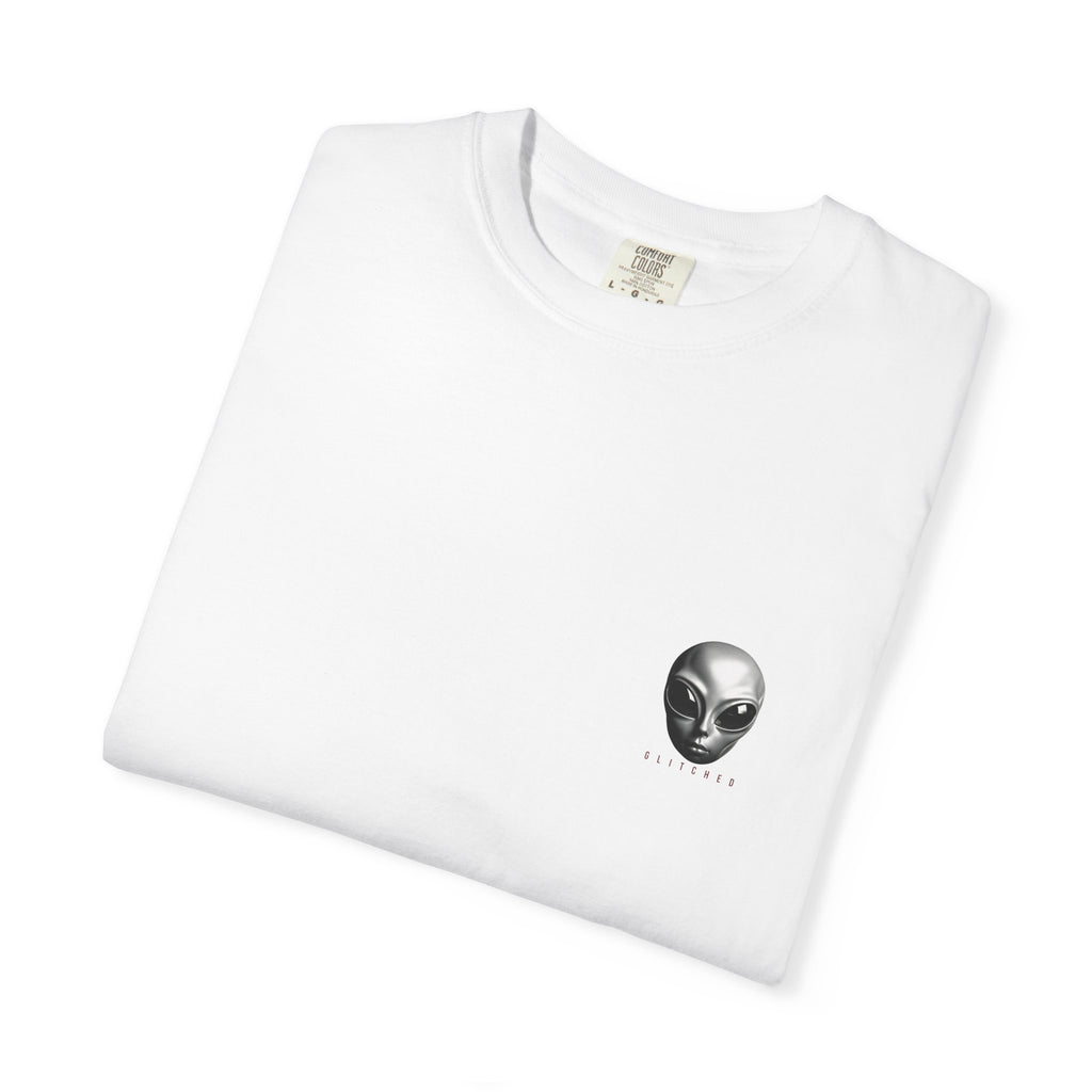 Alien Abduction T-Shirt – Crimson | GLITCHED