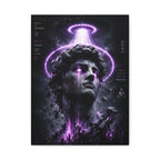Glitched Statue Canvas | GLITCHED Cyberpunk Sci-Fi Wall Art
