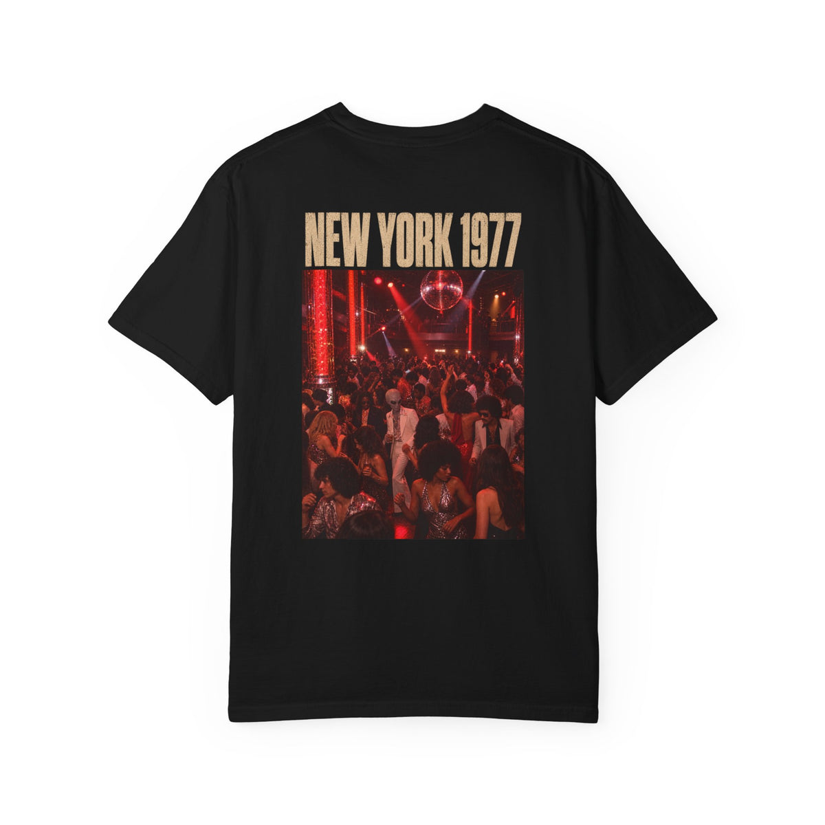 New York 1977 T-Shirt, GLITCHED Timeline Edition
