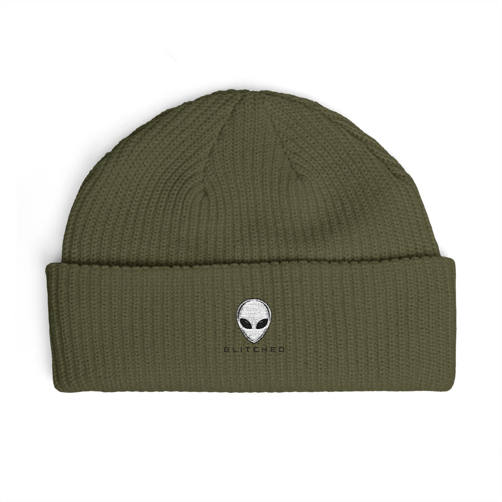 Alien Visitor Cable Beanie | GLITCHED