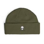 Alien Visitor Cable Beanie | GLITCHED
