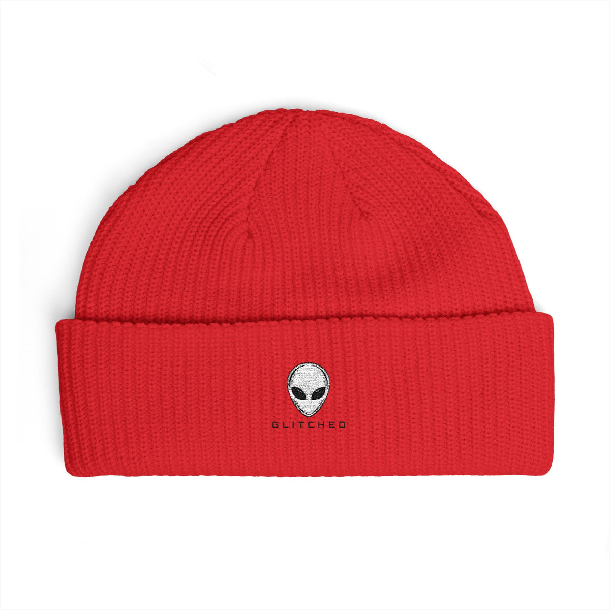 Alien Visitor Cable Beanie | GLITCHED