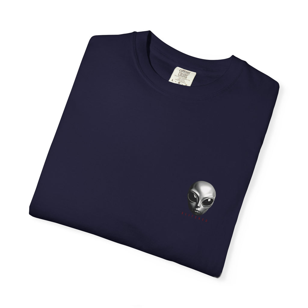 Alien Abduction T-Shirt – Crimson | GLITCHED
