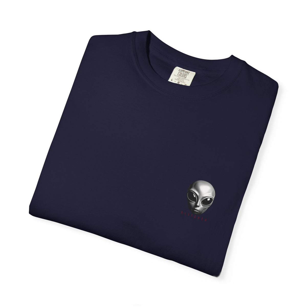 Alien Abduction T-Shirt – Crimson | GLITCHED