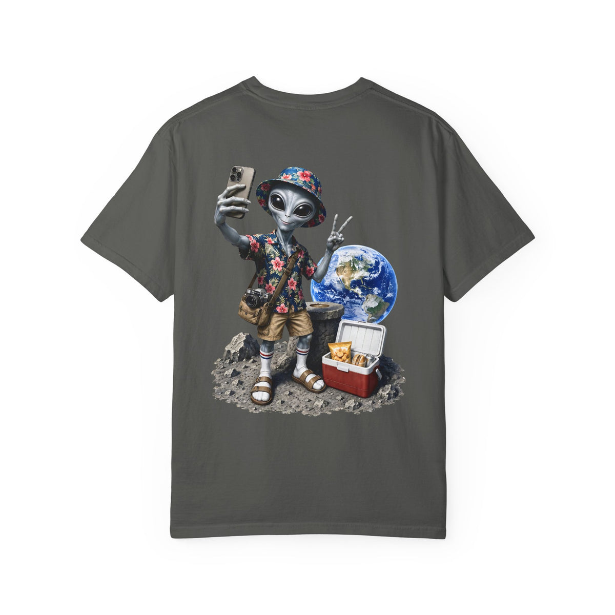 The Visitor Vacation T-Shirt | GLITCHED Offworld Edition