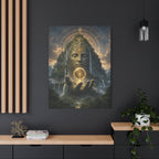Ancient Guardian Canvas | GLITCHED Mystical Fantasy Wall Art