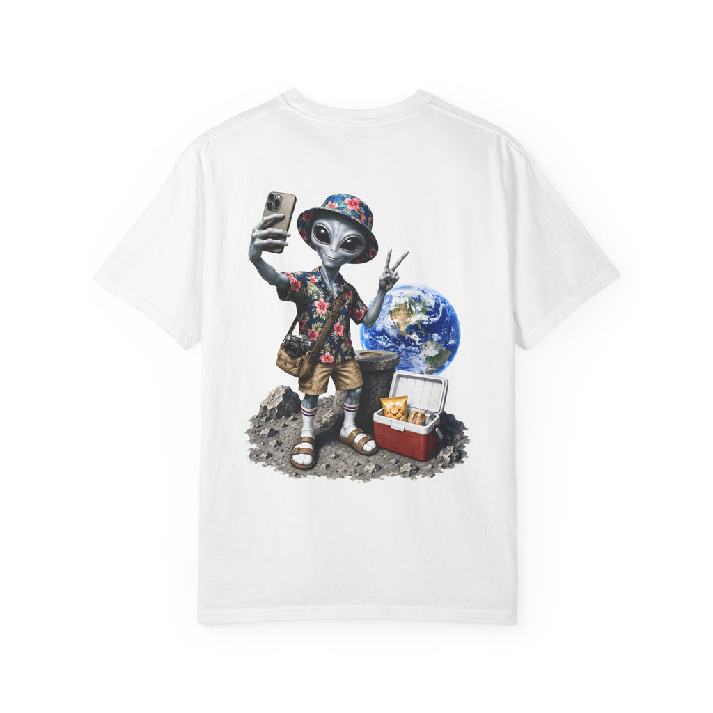The Visitor Vacation T-Shirt | GLITCHED Offworld Edition